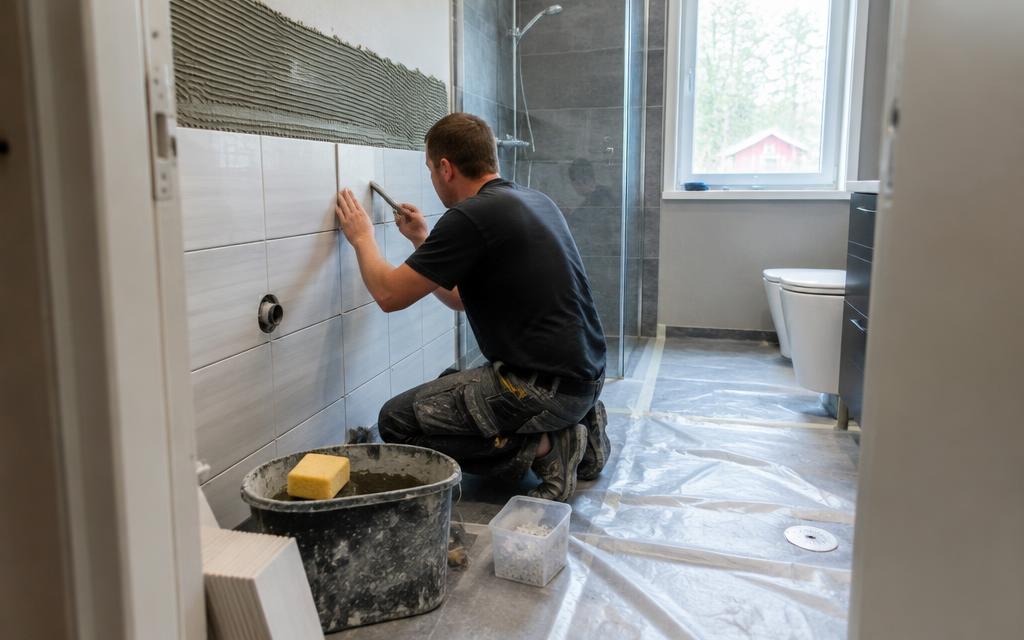 Renovera badrum: kontroll före första rivningen