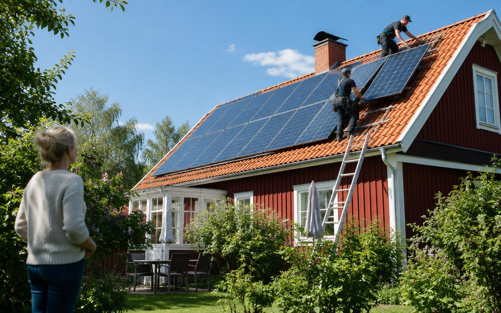 Solceller: räkna på ditt eget tak